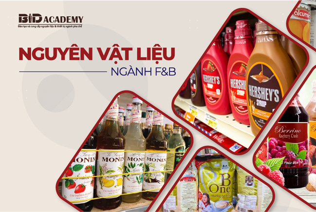 nguyên vật liệu pha chế trà sữa