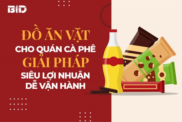 đồ ăn vặt tại quán cà phê