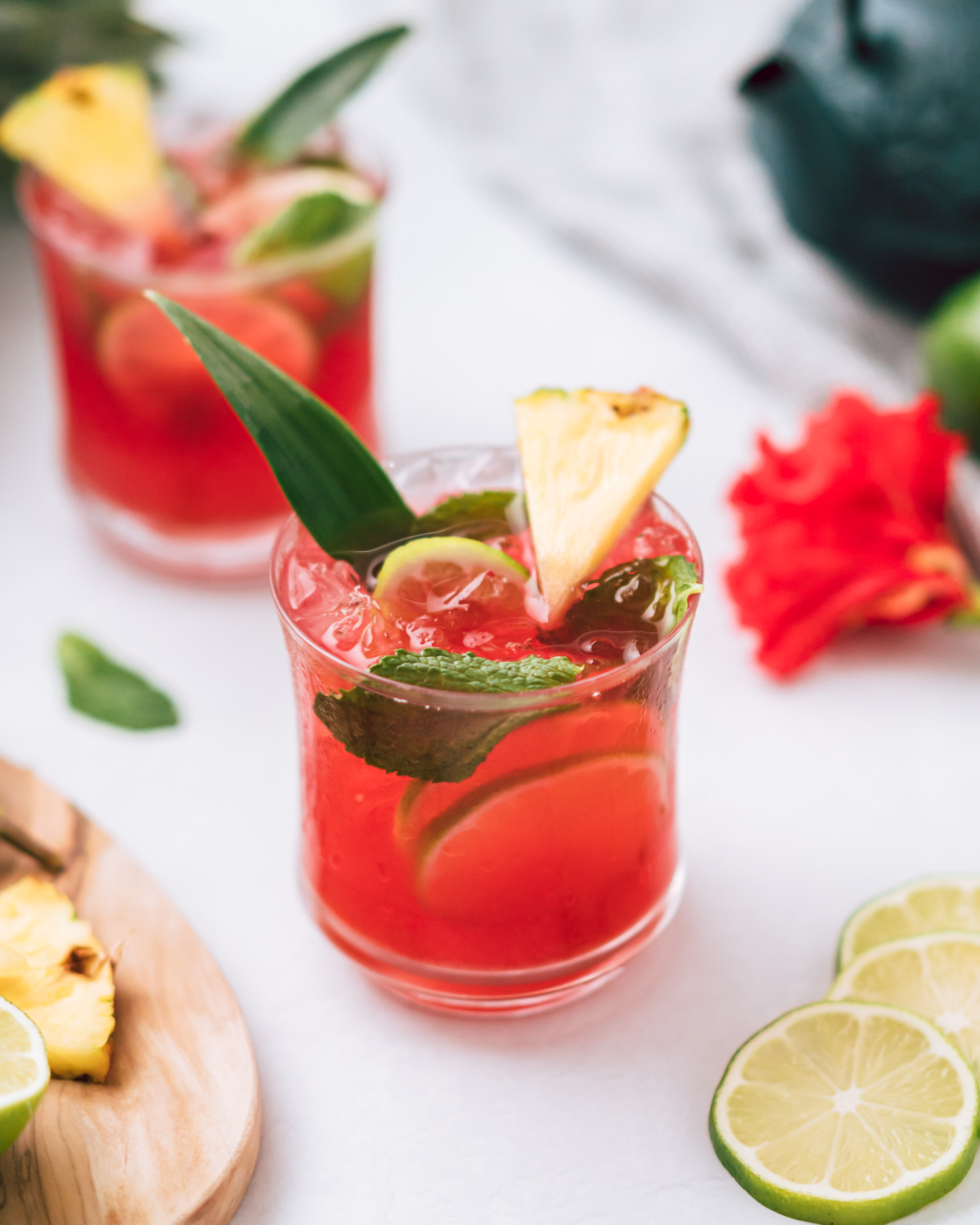 Hibiscus mocktail